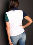 Polo Manga Bicolor Mujer