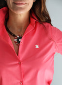 Camisa Coral Oversize Mujer