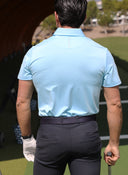 Polo Celeste Ultraligero Hombre