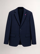 Americana Lana Desestructurada Azul Hombre