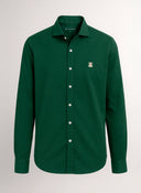 Camisa Pin Point Verde Hombre
