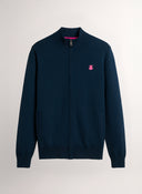 Chaqueta Azul Cremallera Hombre