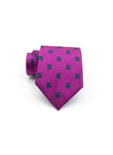 PINK TIE CAPOTE BLUE LOGOS