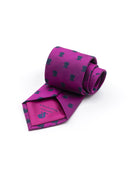 PINK TIE CAPOTE BLUE LOGOS