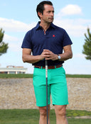 Polo Azul España Tejido Técnico Hombre