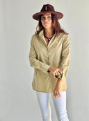 Camisa Camel Oversize Mujer