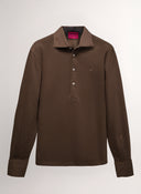 Polera Marrón Algodón Mercerizado Hombre