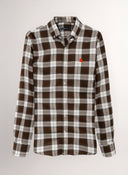 Camisa Cuadros Grandes Marrones Villela Hombre