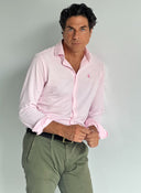 Camisa Rosa Piqué Fino Hombre