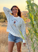 Sudadera Rayas Torito Mujer