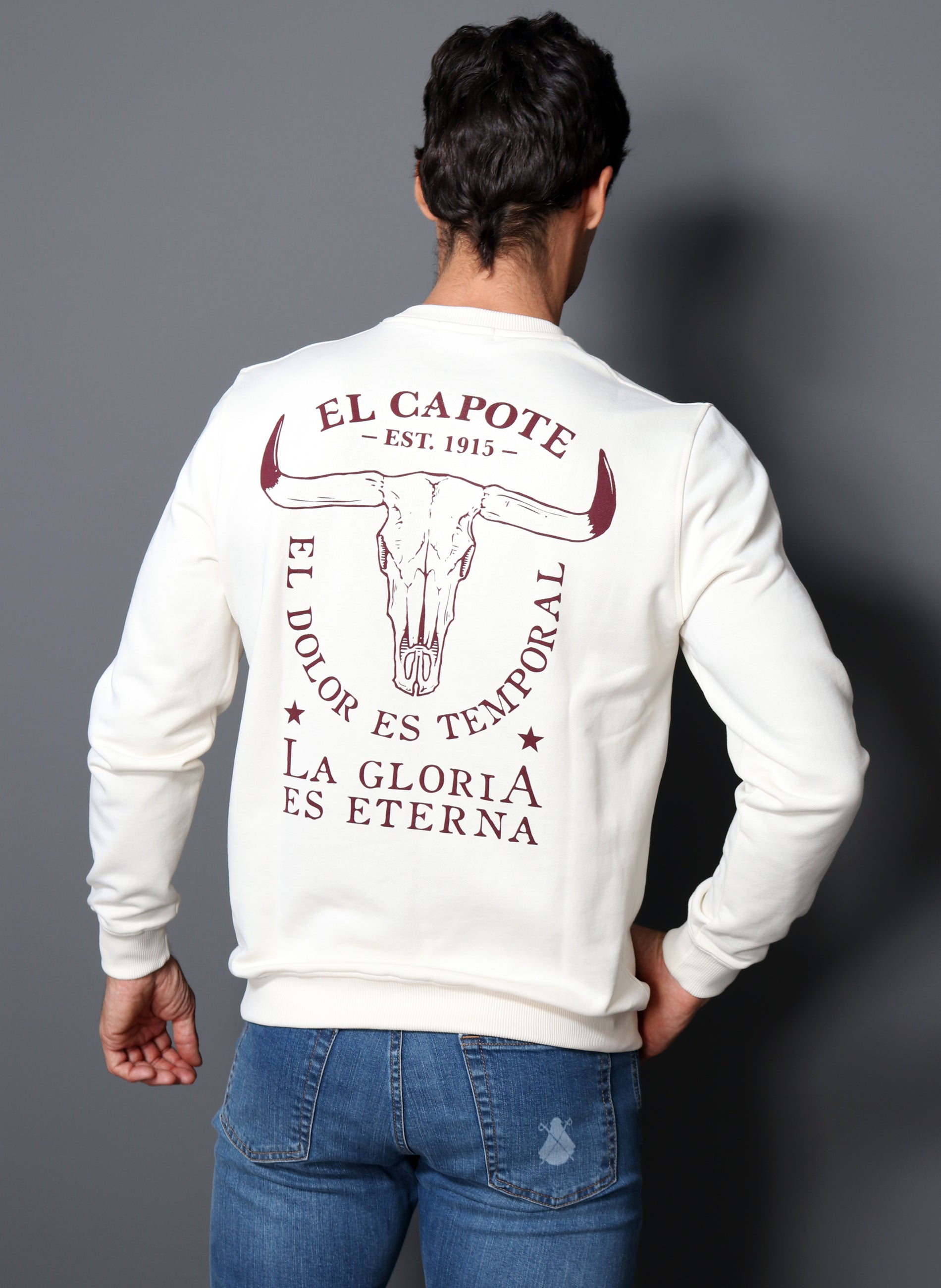Beige Sweatshirt "La Gloria" – El Capote