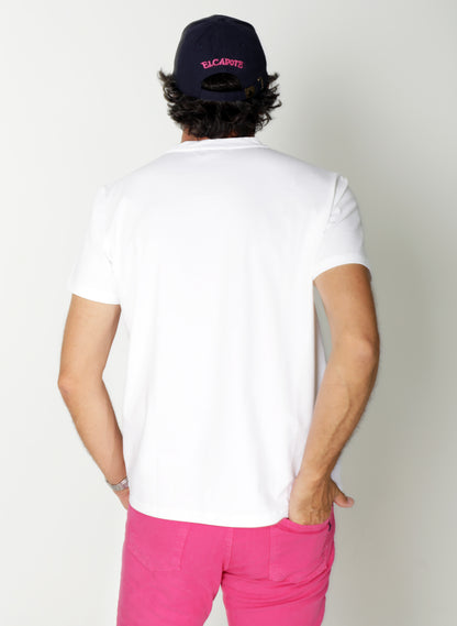 T-shirt basique blanc pour homme