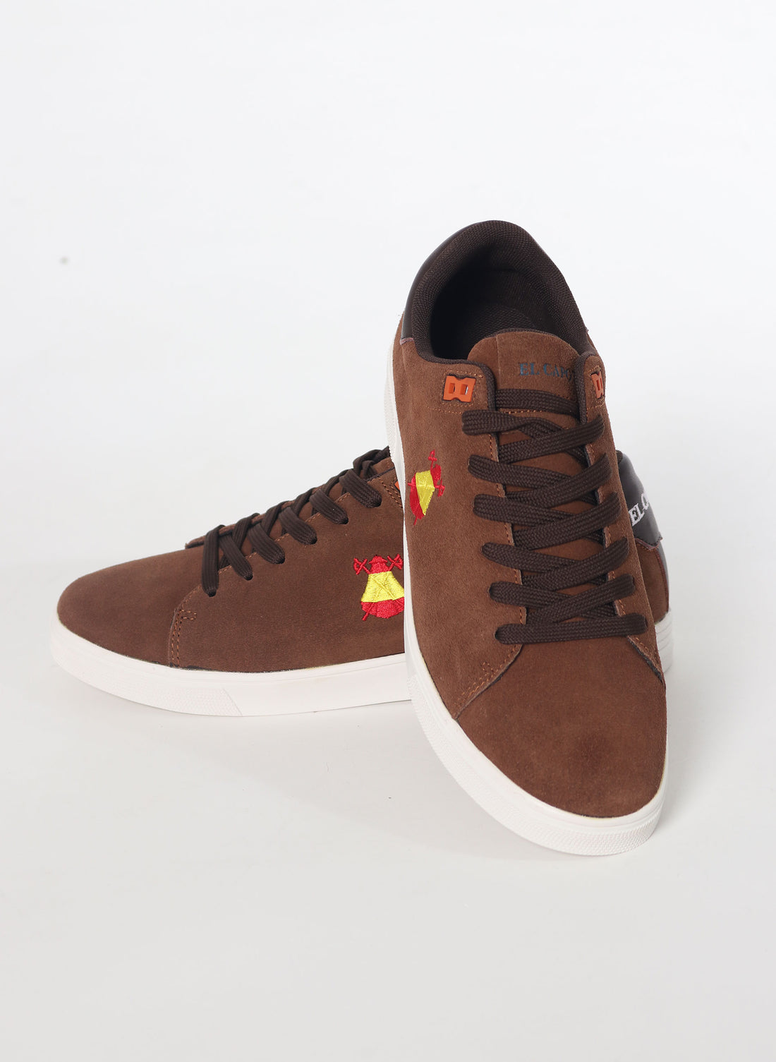Brown Split Leather Shoe Spain Man