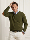 Jersey Verde Caza de Pico Coderas Hombre