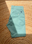 Bermudas Tipo Chino Verde Agua Hombre