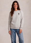 Sudadera Unisex Gris Torito Mujer