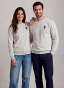 Sudadera Unisex Gris Torito Hombre