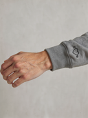 Sweat Homme Col Zip Gris