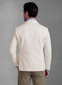 Americana Off White Capucha Desmontable Hombre