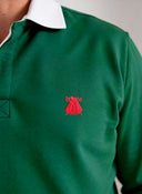 Polo Rugby Verde Hombre