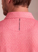 Polo Rosa Jaspeado Ultraligero Hombre