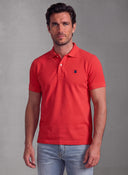 Men's Classic Forest Green Pink Cape Polo