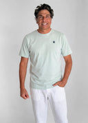 Camiseta Básica Verde Agua Hombre