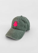 Gorra Verde Denim Efecto Desgastado
