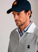 Polo Rugby Gris Hombre