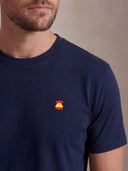 Klassisches Spanien-T-Shirt für Herren in Blau