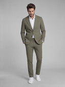 Traje Verde Kaki Técnico Elástico Hombre