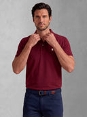 Polo Classic Burdeos Hombre