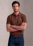 Polo Classic Marrón Hombre