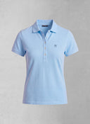 Polo Classic Celeste Mujer