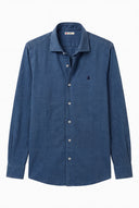 Camisa Denim Nido de Abeja Hombre