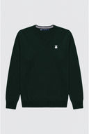 Jersey Cuello Pico Verde Hombre