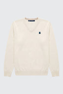 Jersey Cuello Pico Crudo Hombre
