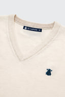 Jersey Cuello Pico Crudo Hombre
