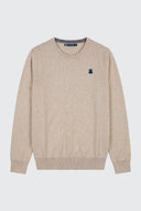 Jersey Cuello Caja Beige Hombre