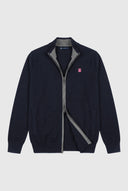 Chaqueta Azul Doble Cremallera Hombre
