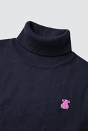 Jersey Cuello Alto Azul Hombre