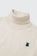 Jersey Cuello Alto Crudo Hombre