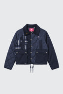 Chaqueta Azul Acolchada Campo Mujer