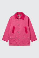 Parka Rosa Capote Mujer