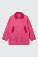 Parka Rosa Capote Mujer