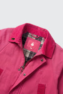 Parka Rosa Capote Mujer