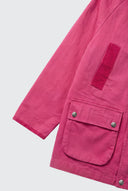 Parka Rosa Capote Mujer
