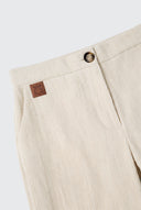 Pantalón Crudo Pana Fina  Mujer