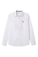 Camisa Blanca Doble Chorrera Mujer