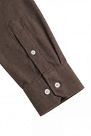 Chemise Homme Bleu Oxford À Pois
